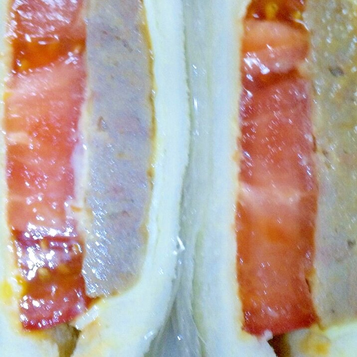 簡単美味！フレッシュトマトハンバーグサンド